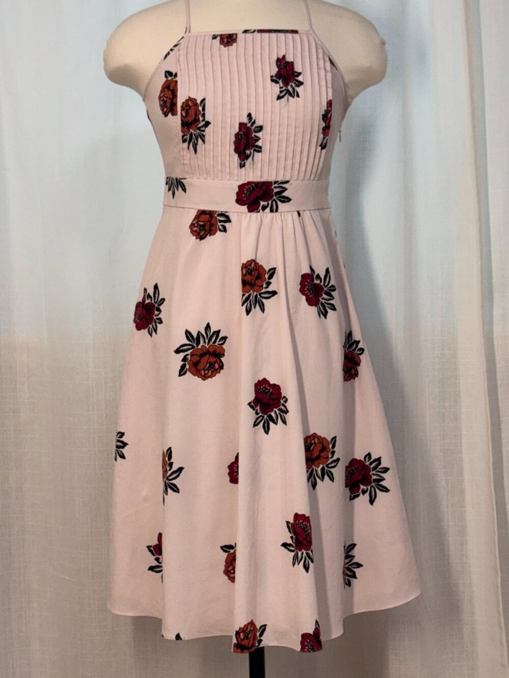 2P Pastel Pink Summer Dress A-line